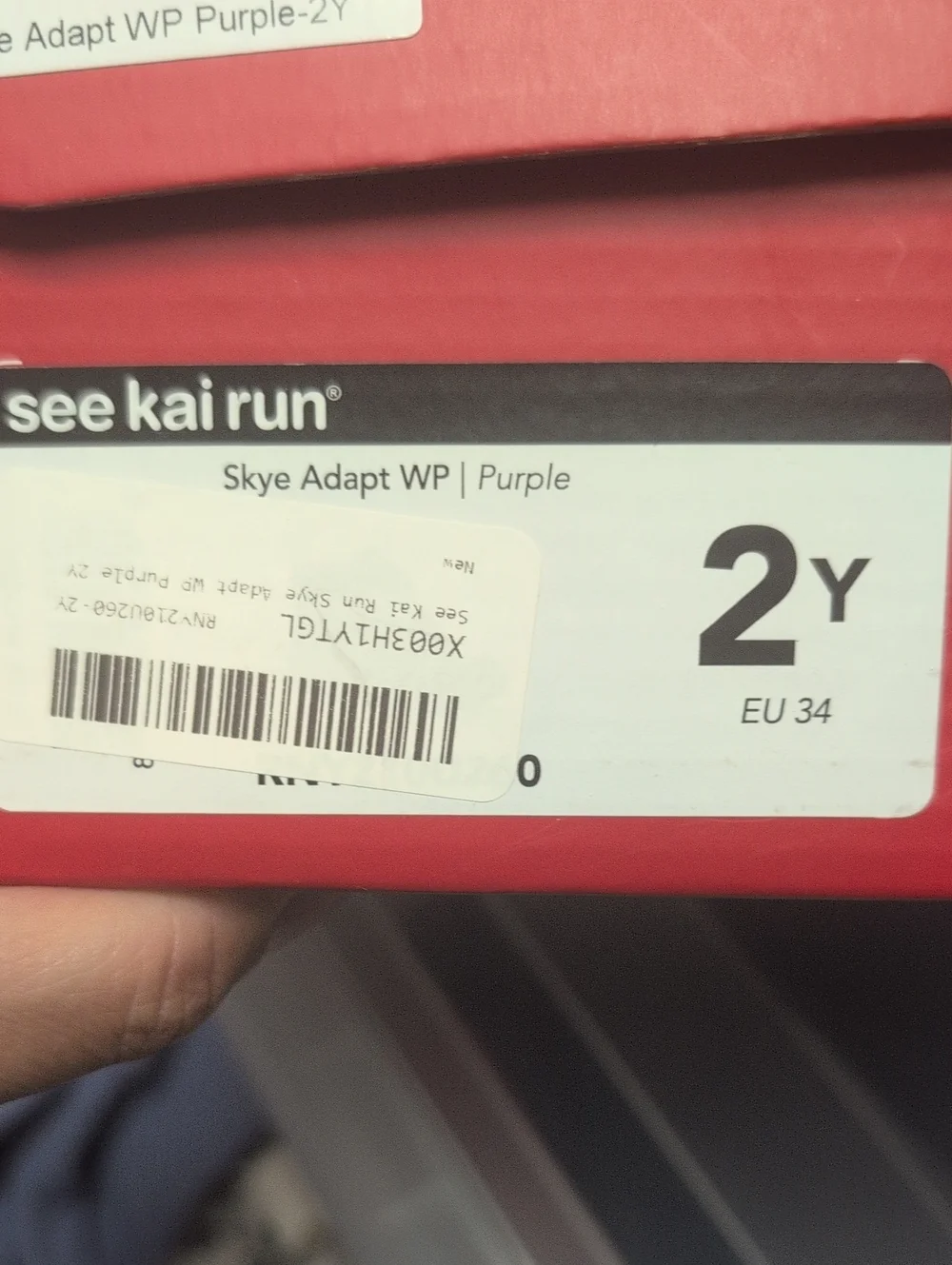 New See Kai Run Skye Adapt Waterproof Purple Boots